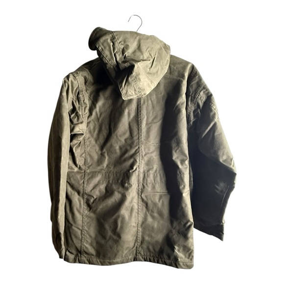 Filson Shelter Cloth Foothills Parka Green Size M - Picture 2 of 7